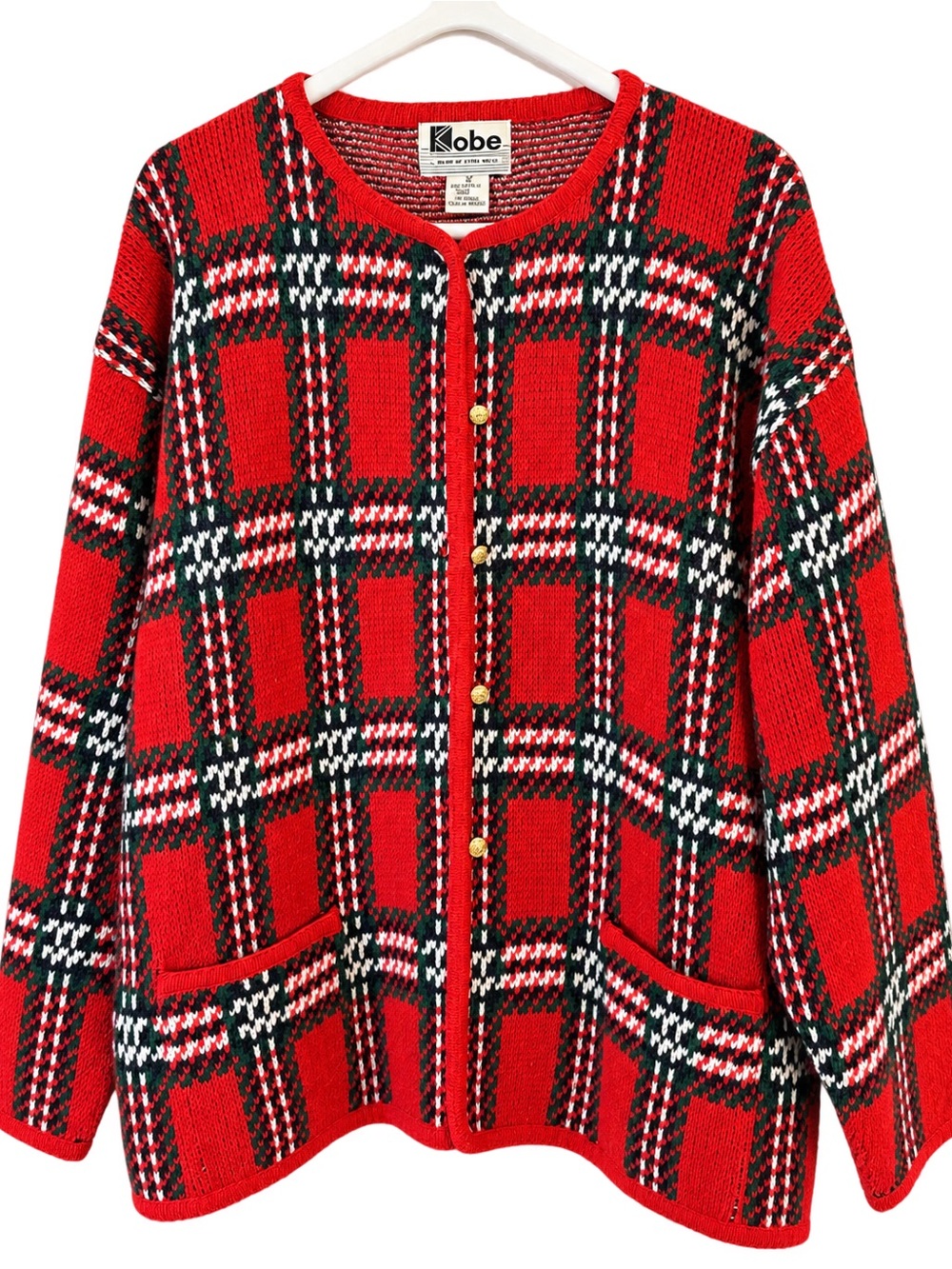 Vintage Kobe Christmas Cardigan